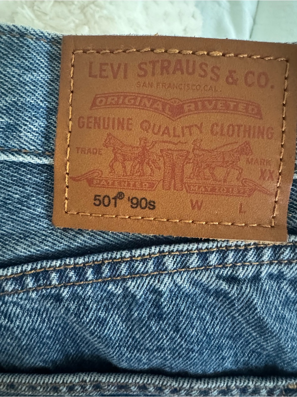 Levis 501 90’s Western Jean - Picture 9 of 11